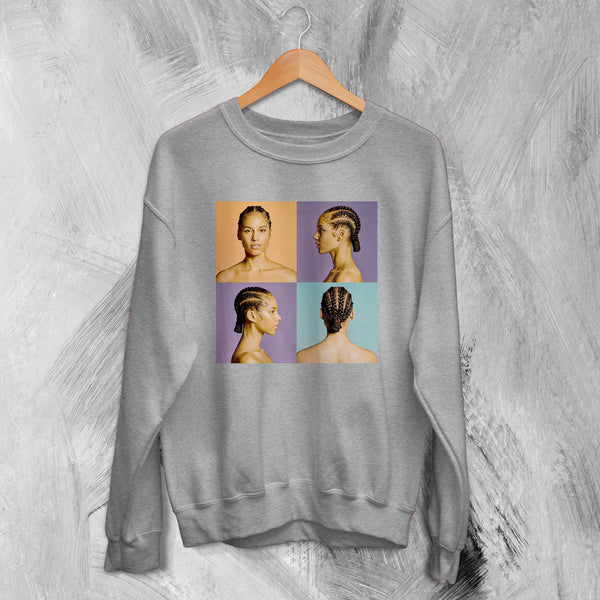 Alicia Keys Sweatshirt American Songwriter Sweater Alicia Augello Merchandise - WorldWideShirt