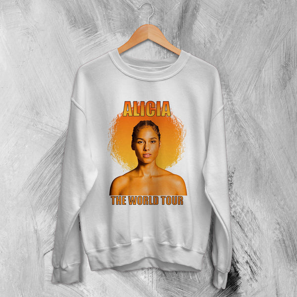 Alicia Keys Sweatshirt The World Tour Sweater Concert Music Merchandise - WorldWideShirt