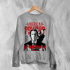 American Psycho 2000s Sweatshirt Vintage Patrick Bateman Shirt Psycho Movie Crewneck - Sport Grey - WorldWideShirt