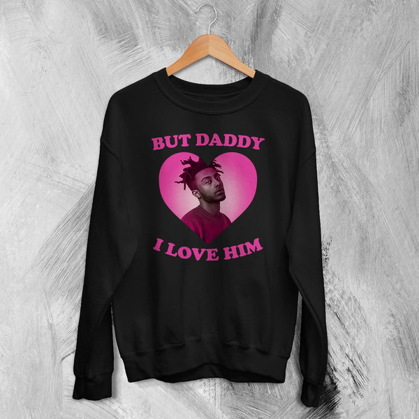 Amine Lover Sweatshirt Rapper Love Amine Shirt Rap Music Crewneck - Black - WorldWideShirt