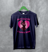 Amine Lover T-Shirt Rapper Love Amine Shirt Rap Music Tee - Navy Blue - WorldWideShirt
