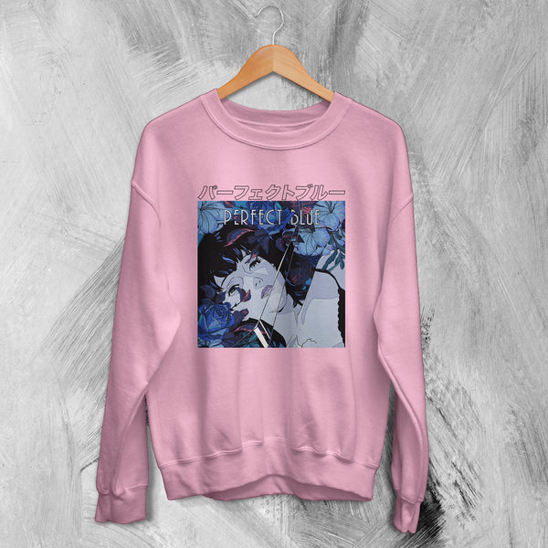 Anime Poster (1997) Perfect Blue Shirt Japanese Movie Merch Mima Kirigoe Sweatshirt - WorldWideShirt