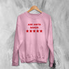 Anita Baker Sweatshirt Jazz Ask Anita Baker Shirt Female American Music Crewneck - Light Pink - WorldWideShirt