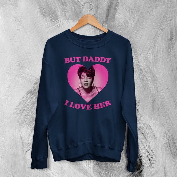 Anita Baker Sweatshirt Jazz Love Anita Baker Shirt Vintage American Music Crewneck - Navy Blue - WorldWideShirt