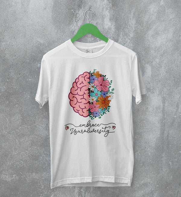 Autism Aceptance T-Shirt Embrace Neurodiversity Shirt Autism GIft - WorldWideShirt