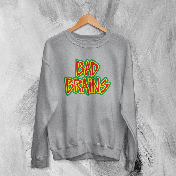 Bad Brains Logo Sweatshirt Punk Rock Sweater Hardcore Music Merch - WorldWideShirt