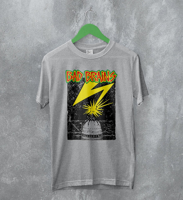 Bad Brains T-Shirt Vintage Capitol Lightning Shirt Rock Band Merch - WorldWideShirt