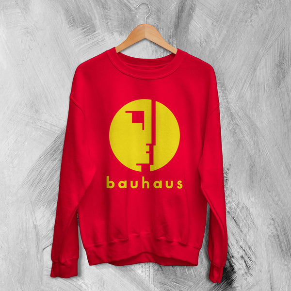 Bauhaus Logo Sweatshirt Album Art Rock Sweater Bauhaus Band Merch - WorldWideShirt