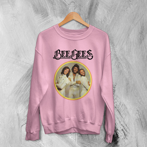 Bee Gees Sweatshirt Saturday Night Fever Sweater 70s Gibb Disco Merch - WorldWideShirt