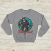 Billy Joel Retro Biker Sweatshirt 80s Rock Legend Crewneck Motorcycle Billy Joel Shirt - Sport Grey - WorldWideShirt