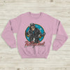Billy Joel Retro Biker Sweatshirt 80s Rock Legend Crewneck Motorcycle Billy Joel Shirt - Light Pink - WorldWideShirt