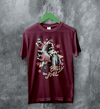 Billy Joel Star T-Shirt Live Concert Billy Joel Shirt Vintage Music Legend Style - Red Maroon - WorldWideShirt