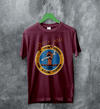 Billy Joel Tour T-Shirt The Nylon Curtain Billy Joel Shirt 80s Concert Merch - Red Maroon - WorldWideShirt