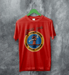 Billy Joel Tour T-Shirt The Nylon Curtain Billy Joel Shirt 80s Concert Merch - Red - WorldWideShirt