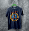 Billy Joel Tour T-Shirt The Nylon Curtain Billy Joel Shirt 80s Concert Merch - Navy Blue - WorldWideShirt
