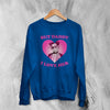 Bjork Lover Sweatshirt Love Bjork Shirt Pop Bjork Greatest Hits Graphic Crewneck - Royal Blue - WorldWideShirt