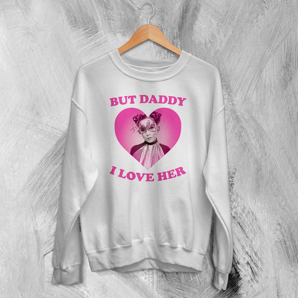 Bjork Lover Sweatshirt Love Bjork Shirt Pop Bjork Greatest Hits Graphic Crewneck - White - WorldWideShirt