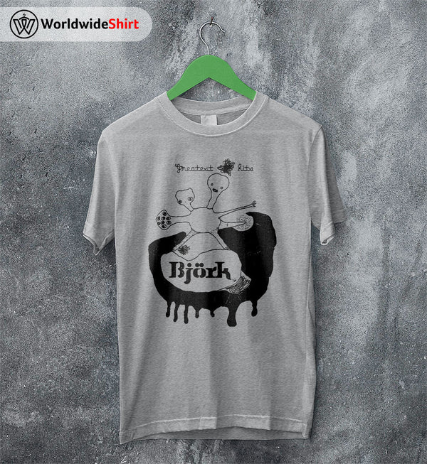 Bjork Shirt Greatest Hits Graphic T Shirt Bjork Merch - WorldWideShirt