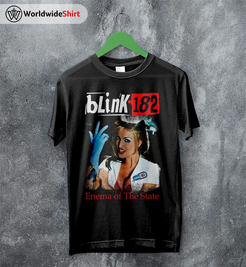 blink 182 t shirt dress Rare Blink 182 NYC Yoshitomo Nara Pocket Tee Dress in Pink Size: XS
