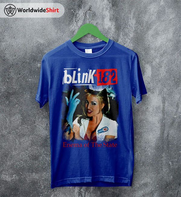 Blink-182 Enema of the State T Shirt Blink-182 Shirt Music Shirt - WorldWideShirt