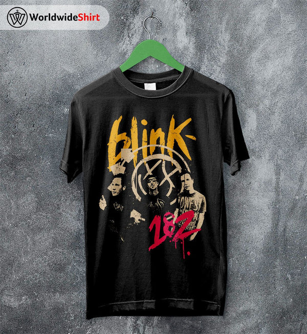 Blink-182 Vintage 90's Tour T Shirt Blink-182 Shirt Music Shirt - WorldWideShirt