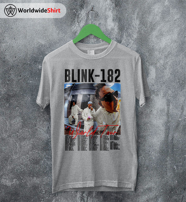 Blink-182 World Tour 2023 T Shirt Blink-182 Shirt Music Shirt - WorldWideShirt