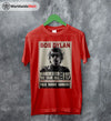 Bob Dylan Vintage UK Tour T Shirt Bob Dylan Shirt Music Shirt - WorldWideShirt