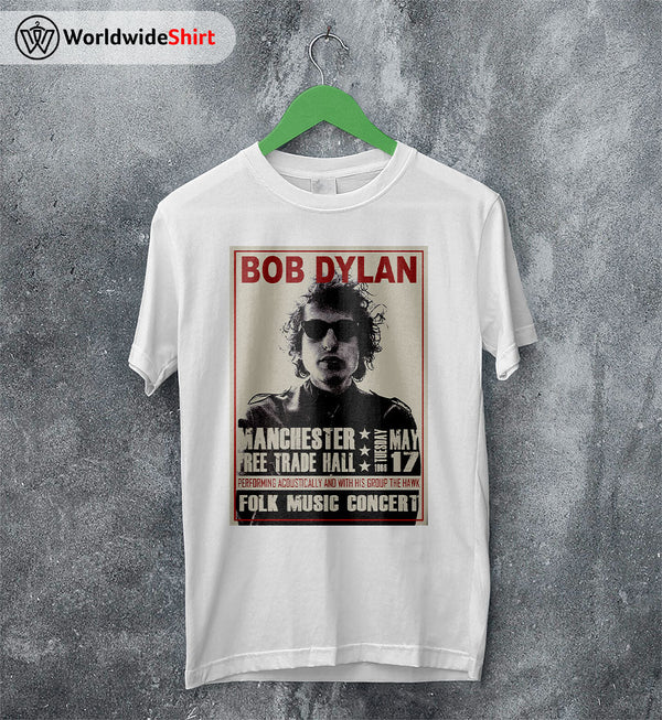 Bob Dylan Vintage UK Tour T Shirt Bob Dylan Shirt Music Shirt - WorldWideShirt