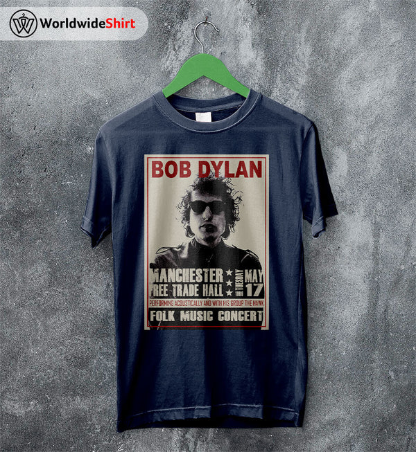 Bob Dylan Vintage UK Tour T Shirt Bob Dylan Shirt Music Shirt - WorldWideShirt