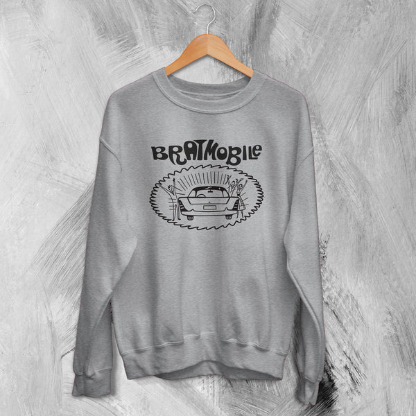 Bratmobile Sweatshirt Kiss and Ride Sweater Vintage 90s Album Art Shirt - WorldWideShirt