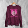Britney Spears Lover Sweatshirt Pop Love Britney Spears Shirt Pop Princess Crewneck - Red Maroon - WorldWideShirt