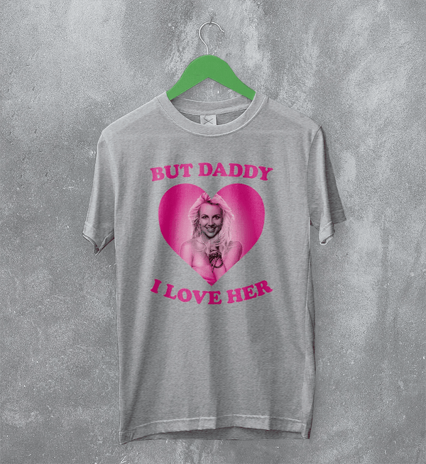 Britney Spears Lover T-Shirt Pop Love Britney Spears Shirt Pop Princess Tee - Sport Grey - WorldWideShirt