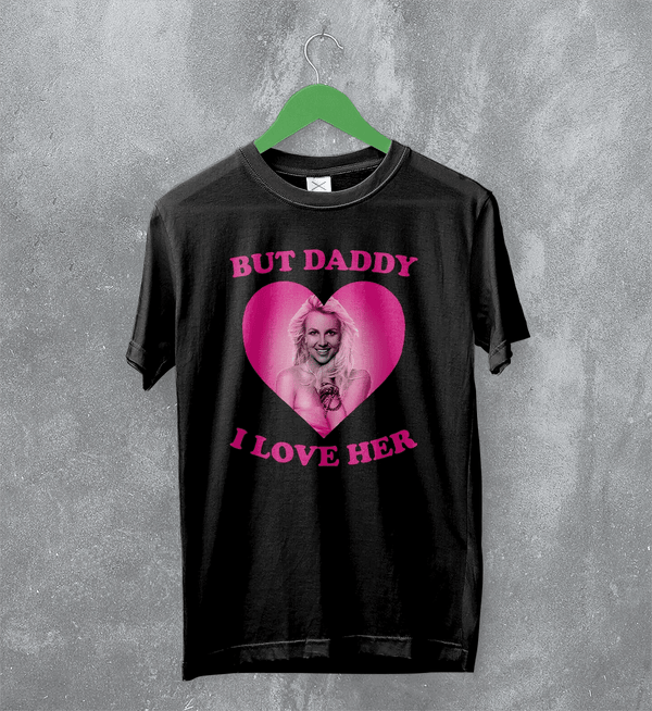Britney Spears Lover T-Shirt Pop Love Britney Spears Shirt Pop Princess Tee - Black - WorldWideShirt