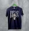 Bryan Ferry T-Shirt Roxy Music Shirt 80s Pop Rock Merch - Navy Blue - WorldWideShirt