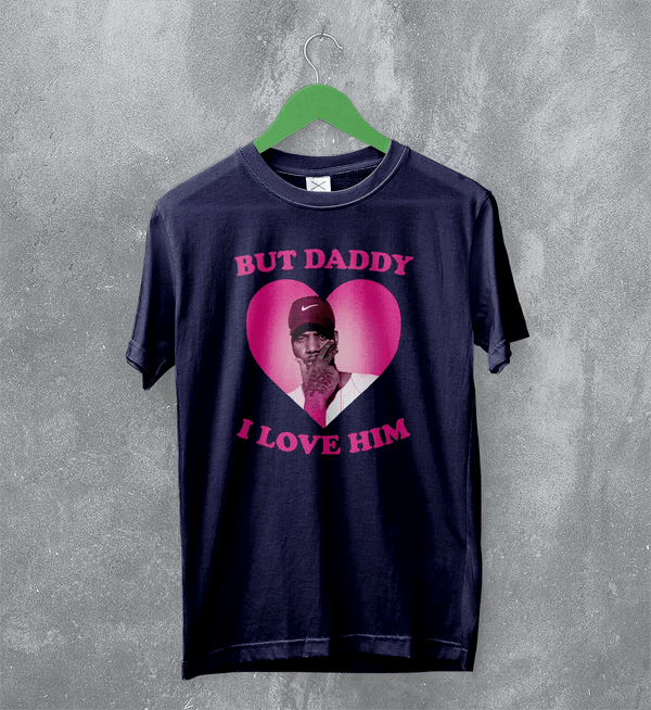 Bryson Tiller Fans T-Shirt Rap Love Bryson Tiller Shirt Vintage Rapper Tee - Navy Blue - WorldWideShirt