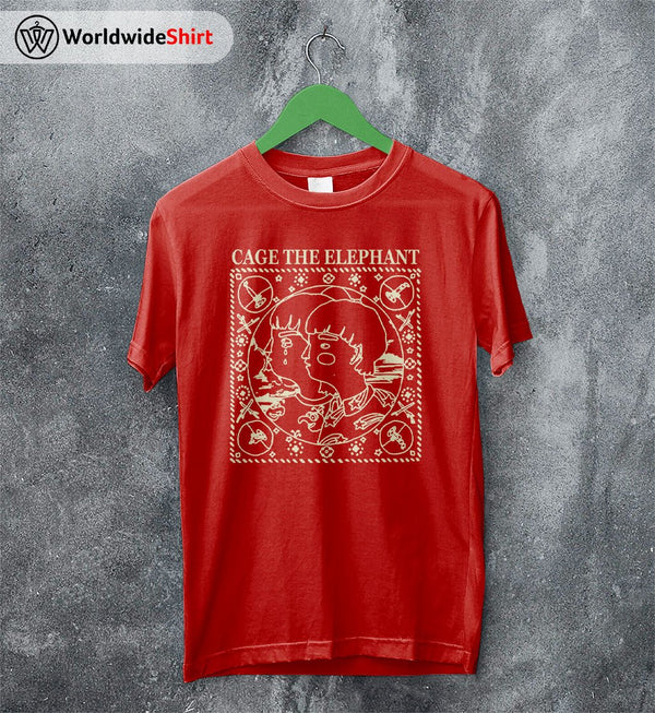 Cage The Elephant Merch Band Tour Vintage T Shirt Cage The Elephant Shirt - WorldWideShirt