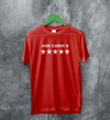 Cardi B T-Shirt Ask Cardi B Shirt Concert Rapper Star Tee Rap Music Streetwear - Red - WorldWideShirt