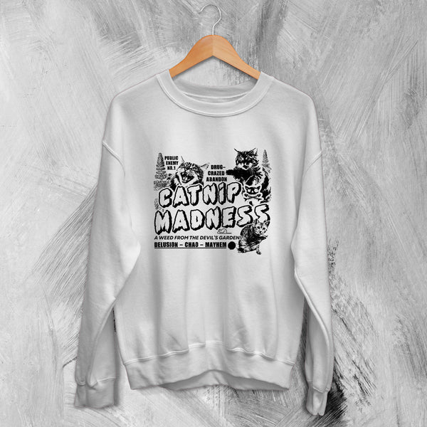 Cat Sweatshirt Catnip Madness Sweater Public Enemy Animals - WorldWideShirt