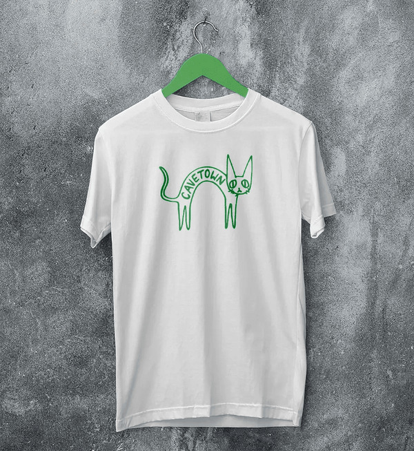 Cavetown Cat T-Shirt CatTown Cavetown Shirt Indie Pop Music Merch - White - WorldWideShirt