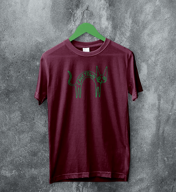 Cavetown Cat T-Shirt CatTown Cavetown Shirt Indie Pop Music Merch - Red Maroon - WorldWideShirt
