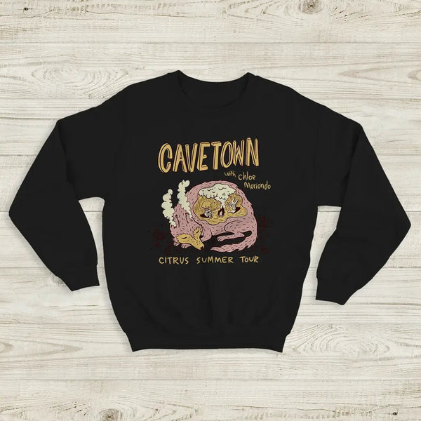 Cavetown Citrus Summer Tour Sweatshirt The Cavetown And Chloe Moriondo Shirt - Black - WorldWideShirt