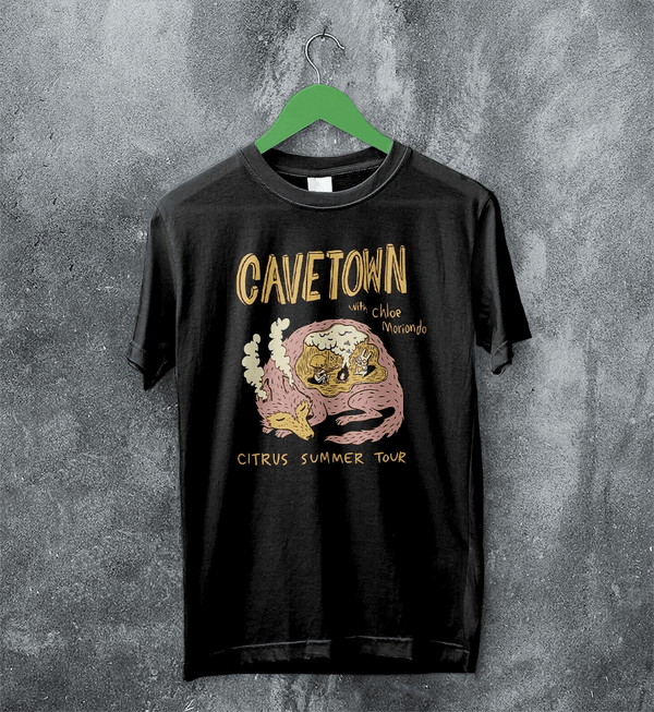 Cavetown Citrus Summer Tour T-Shirt The Cavetown And Chloe Moriondo Shirt - Black - WorldWideShirt