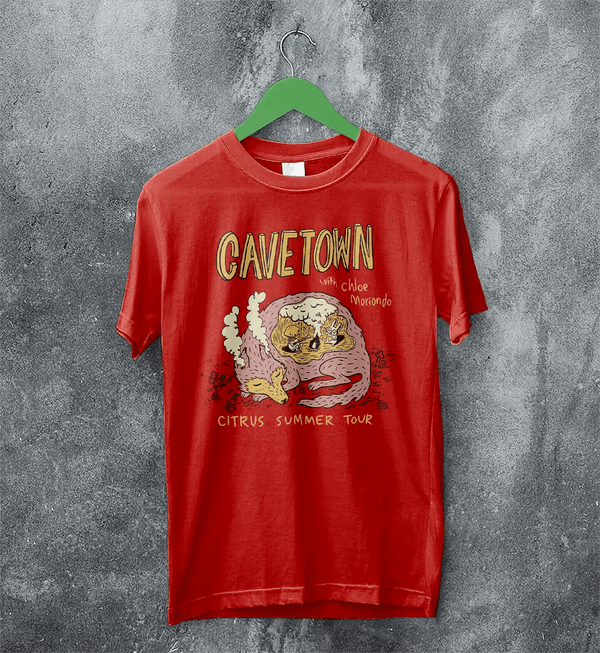 Cavetown Citrus Summer Tour T-Shirt The Cavetown And Chloe Moriondo Shirt - Red - WorldWideShirt