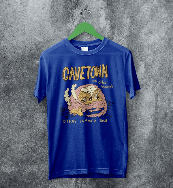 Cavetown Citrus Summer Tour T-Shirt The Cavetown And Chloe Moriondo Shirt - Royal Blue - WorldWideShirt