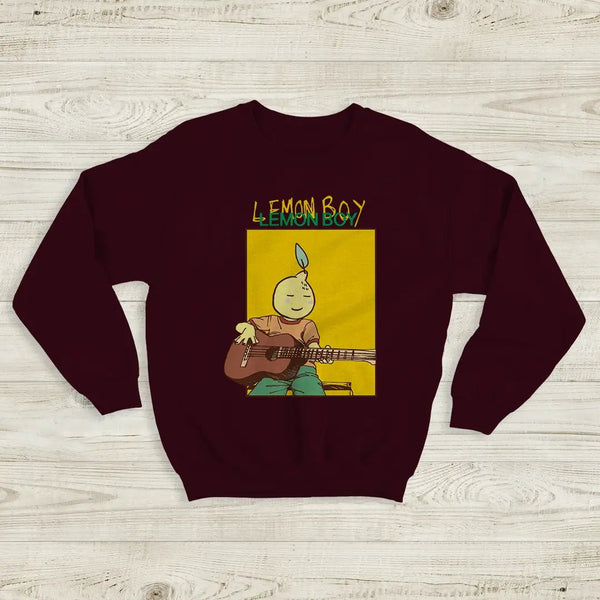 Cavetown Lemon Boy Sweatshirt Indie Pop Cavetown Shirt Rock Music Merch - Red Maroon - WorldWideShirt