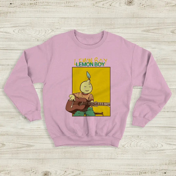 Cavetown Lemon Boy Sweatshirt Indie Pop Cavetown Shirt Rock Music Merch - Light Pink - WorldWideShirt