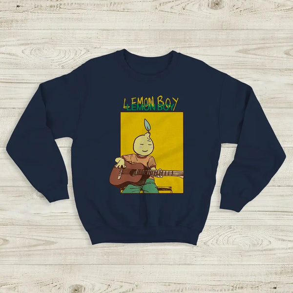Cavetown Lemon Boy Sweatshirt Indie Pop Cavetown Shirt Rock Music Merch - Navy Blue - WorldWideShirt