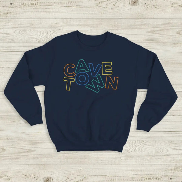 Cavetown Logo Sweatshirt Alt Indie Cavetown Shirt Vintage Aesthetic Merch - Navy Blue - WorldWideShirt