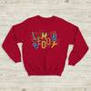 Cavetown Logo Sweatshirt Vintage Lemon Boy Shirt Tour Indie Fan Cavetown Tee - Red - WorldWideShirt