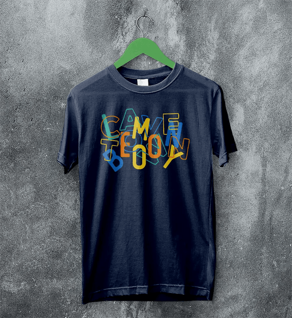 Cavetown Logo T-Shirt Vintage Lemon Boy Shirt Tour Indie Fan Cavetown Tee - Navy Blue - WorldWideShirt
